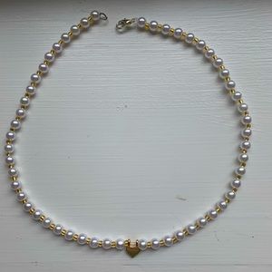 golden heart necklace